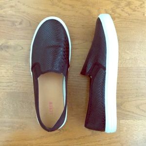 J.Crew Factory Black Slip-On Sneakers